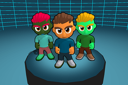 Toon character asset preview