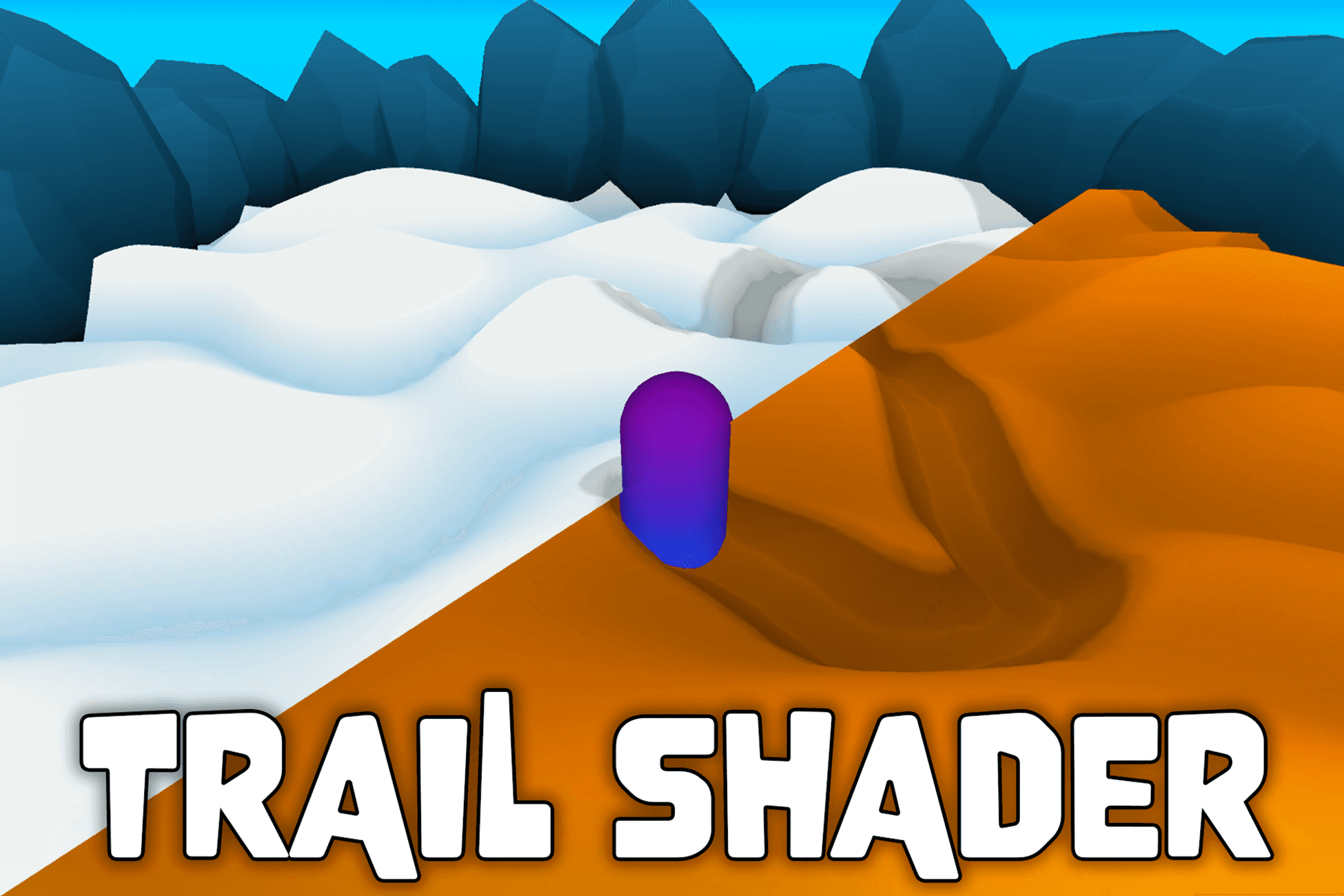Trail shader Unity asset preview